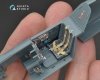 Quinta Studio QD48094 Bf 109G-6 3D-Printed & coloured Interior on decal paper (for Eduard kit) 1/48